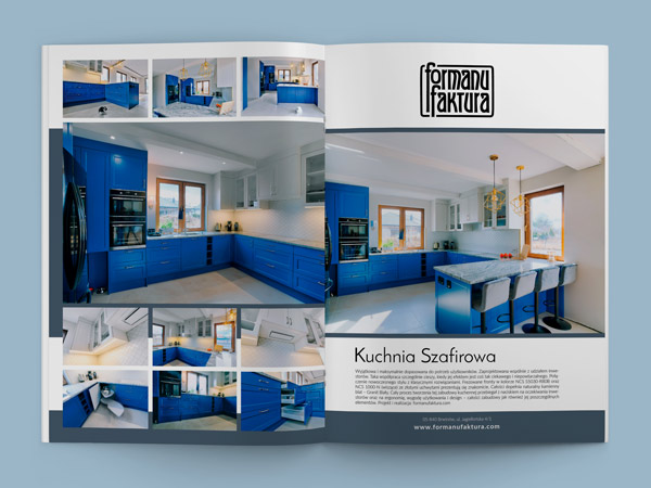 decoration and design kuchnia szafirowa